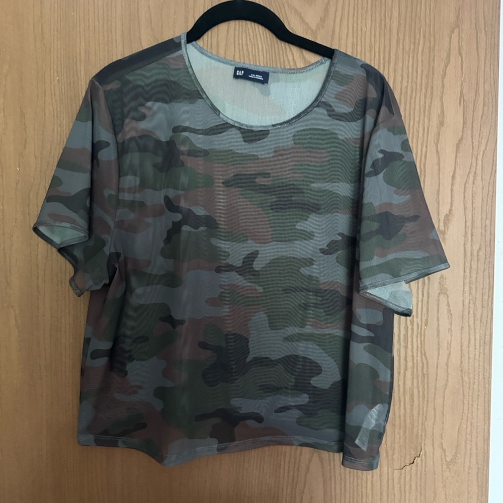 GAP Green Camo T-Shirt